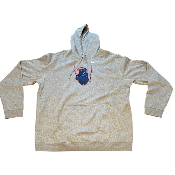 Virginia Cavaliers UVA‎ Hoodie Mens XXL Gray Nike Team Front swoosh - Picture 1 of 9